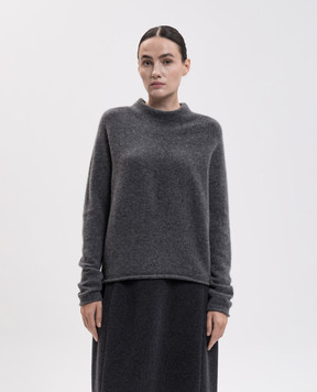 BOBOUTIC Gray cashmere and silk sweater 5172