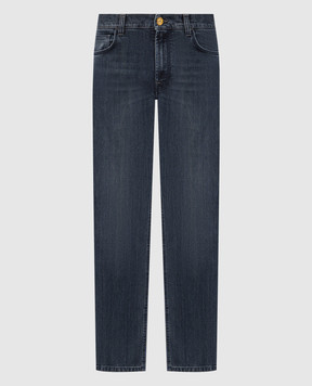 Stefano Ricci Blue jeans with logo patch MFT63B4180TR139L