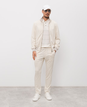 Enrico Mandelli Beige wool pants GYM02B5650