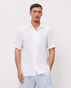 Castangia dal 1850 White linen shirt PDAMOD11S26