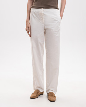 The Row Feal ivory pants 11022W5041