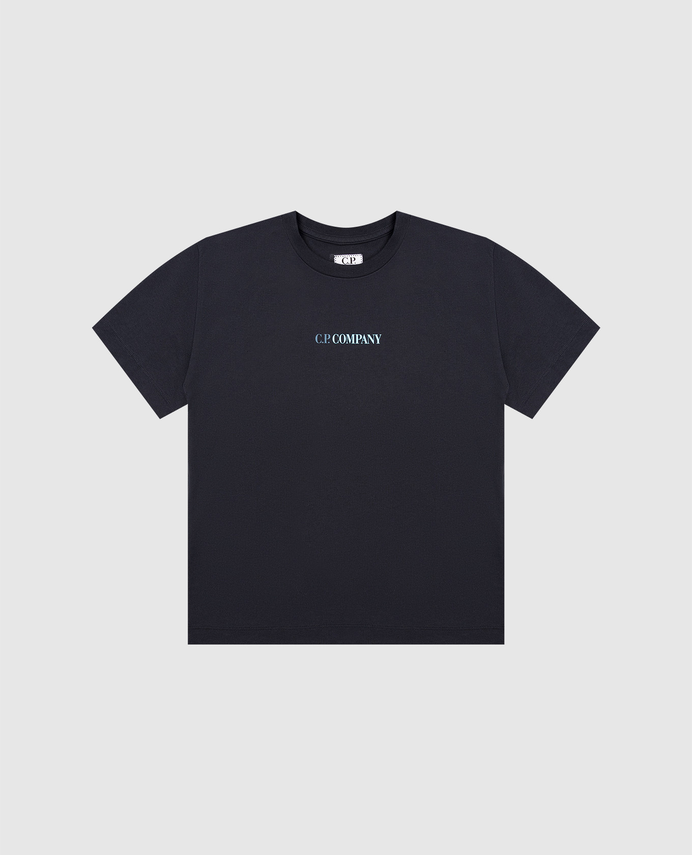 

Children's blue T-shirt with logo print C.P. Company
