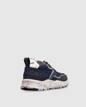 Voile Blanche Blue combined sneakers CLUB01 with patch 2017465190C01