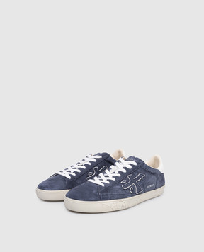 Premiata Stevend blue suede sneakers STEVEN