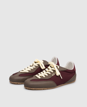 Axel Arigato Burgundy Daze Runner combo sneakers F3617002