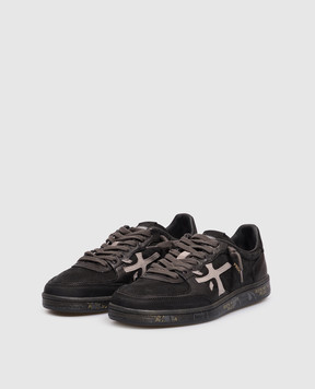 Premiata BSKTCLAY black nubuck sneakers BSKTCLAY8439