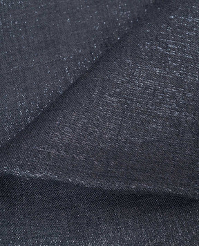 Brunello Cucinelli Blue stole with cashmere and silk with lurex MSCDAR097P