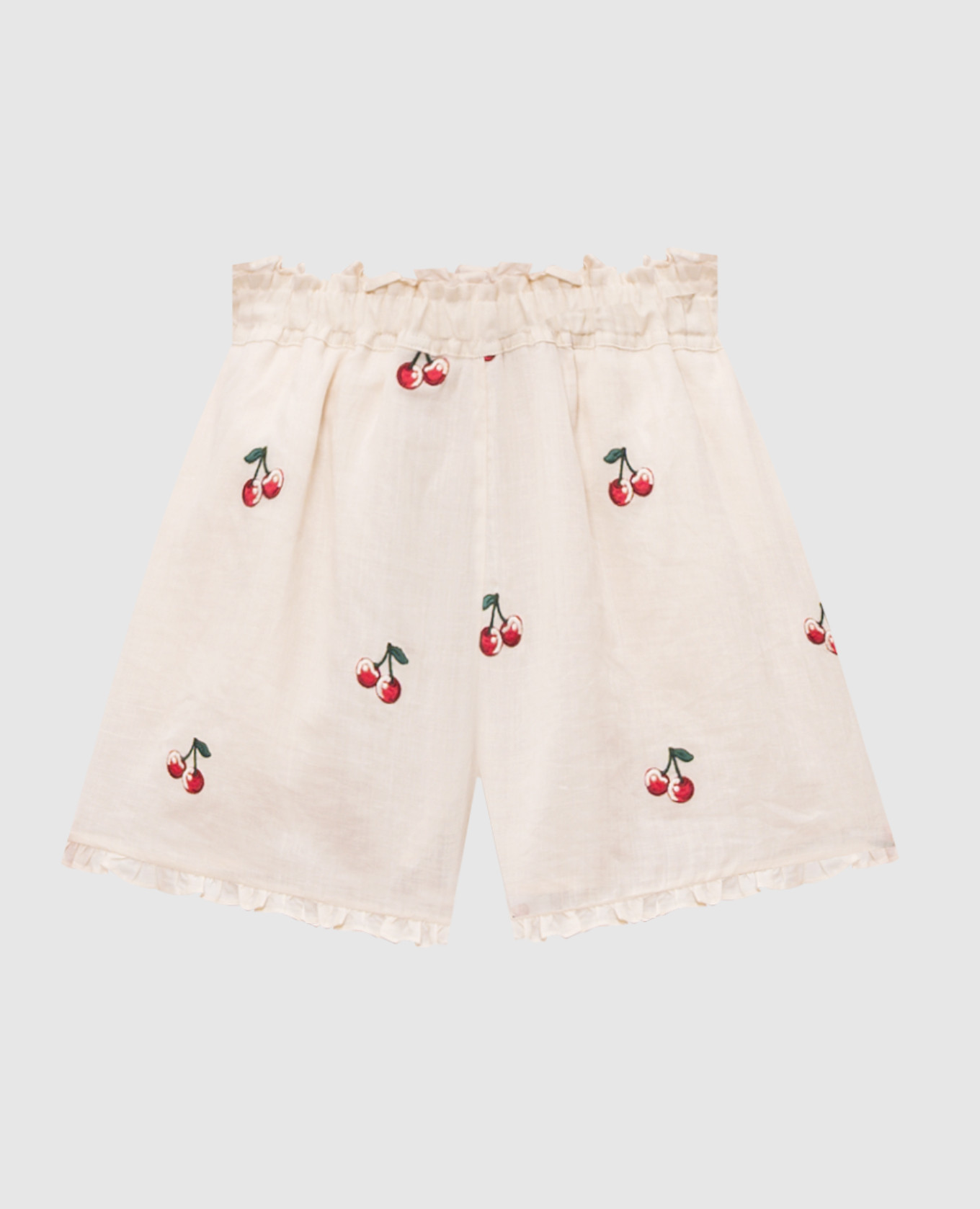 

Beige shorts with frame Twinset