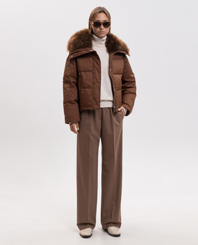 Peserico Beige wool, silk and cashmere sweater S99537F12F9283