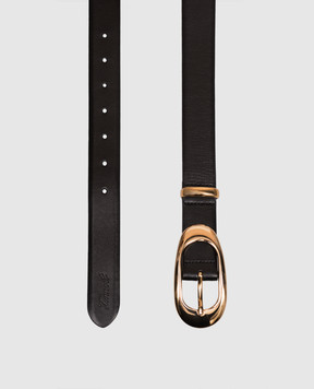 Twinset Black leather belt 262TA4540