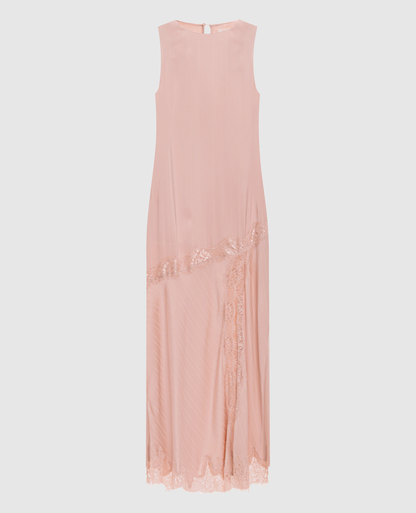 Pink dress with lace