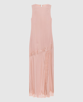 Twinset Pink dress with lace 262TP2120