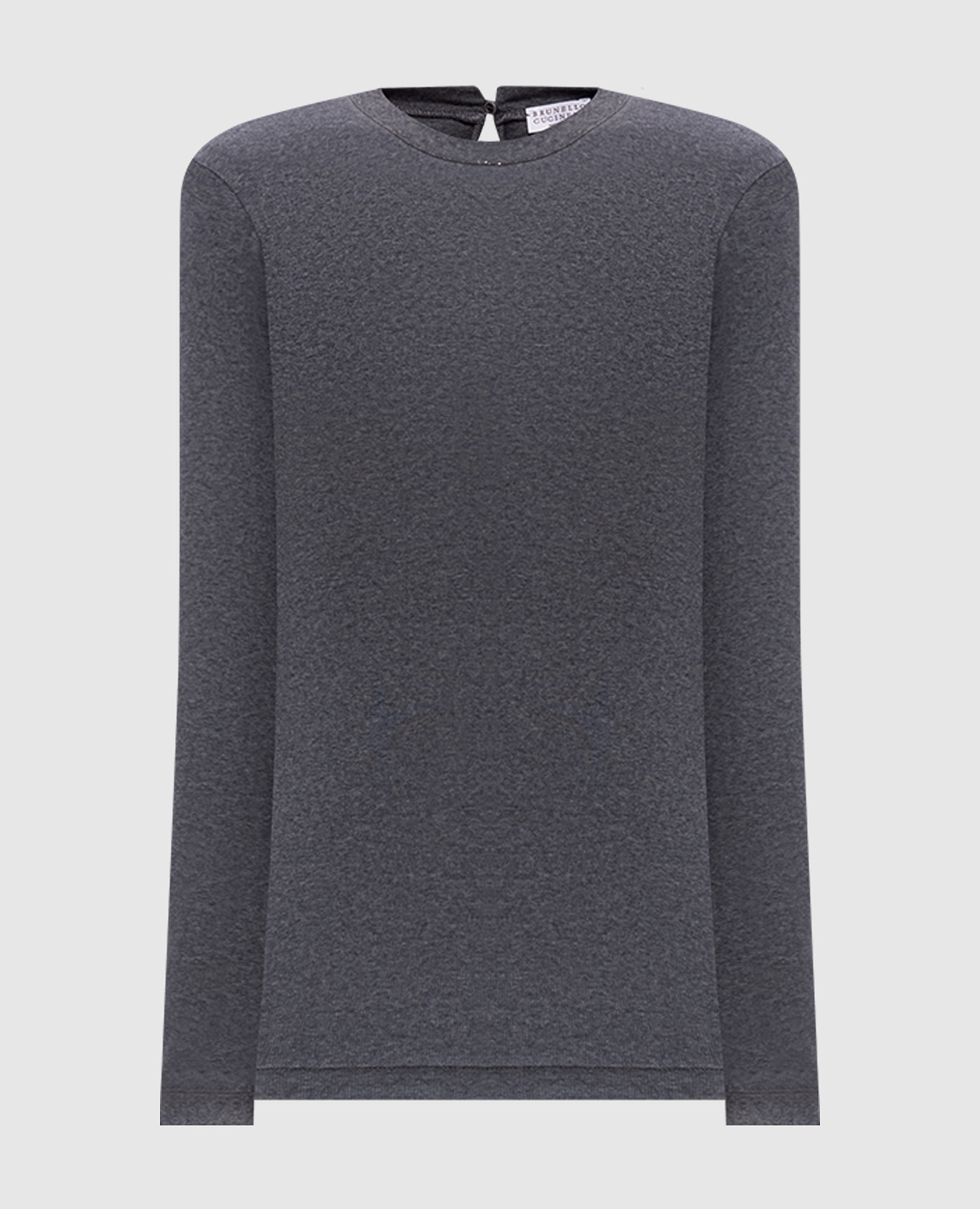 

Gray longsleeve with monil chain Brunello Cucinelli, Grey