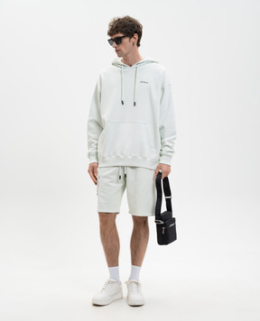 Off-White Green hoodie with Half Arrow emblem 44MBB085S26F00A