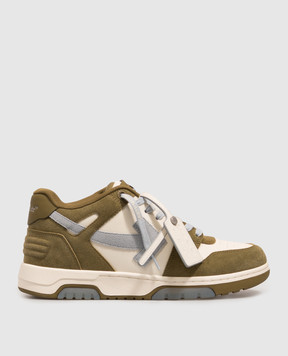 Off-White Out Of Office leather sneakers with embossed logo OF05730310