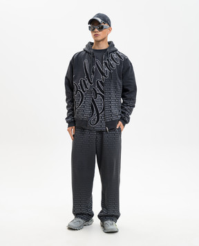 Balenciaga Grey printed sweatpants 846917TTVO5