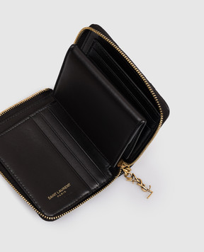Saint Laurent Black quilted leather wallet 862522AAANG
