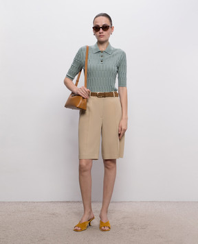 Toteme Beige shorts with wool 263WRB0455FB0475