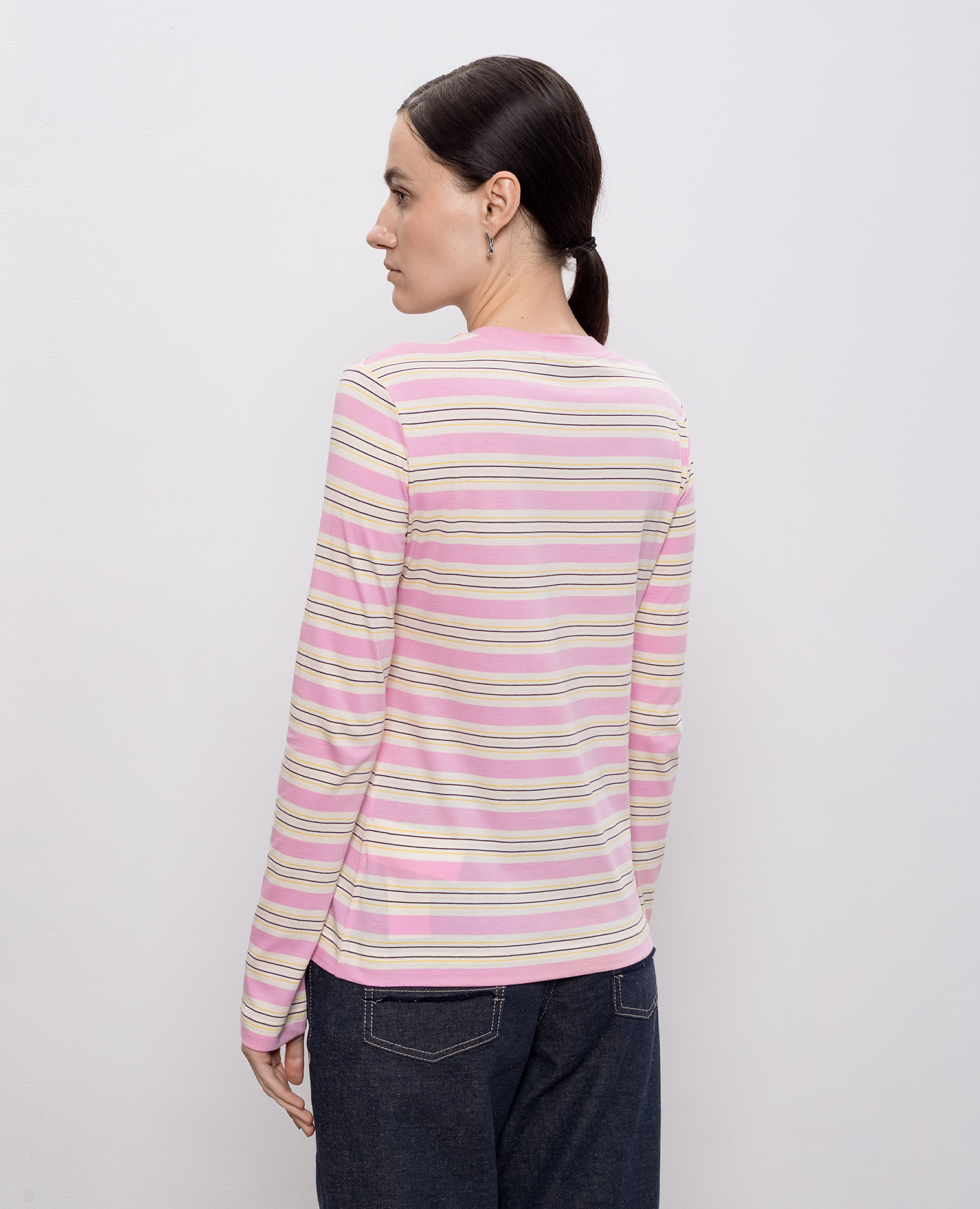 

MEDUSA pink striped long sleeve top Max & Co