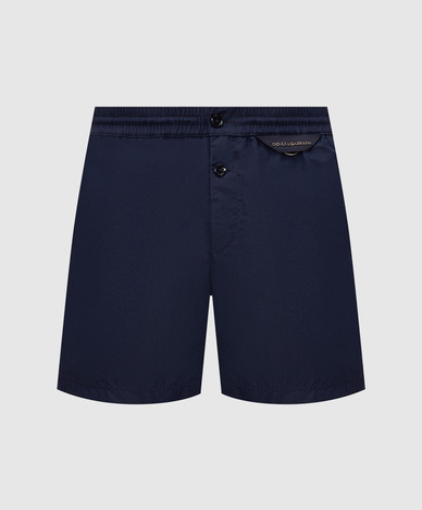 Blue swim shorts
