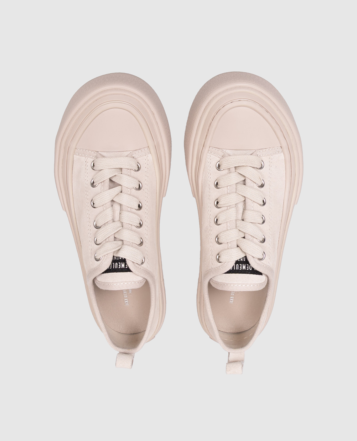 Halli beige suede sneakers Ann Demeulemeester 4