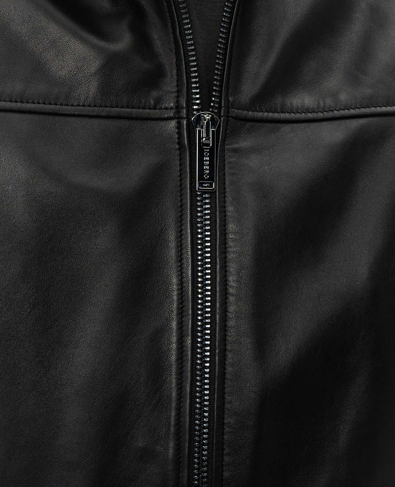 Black leather jacket Iceberg 5