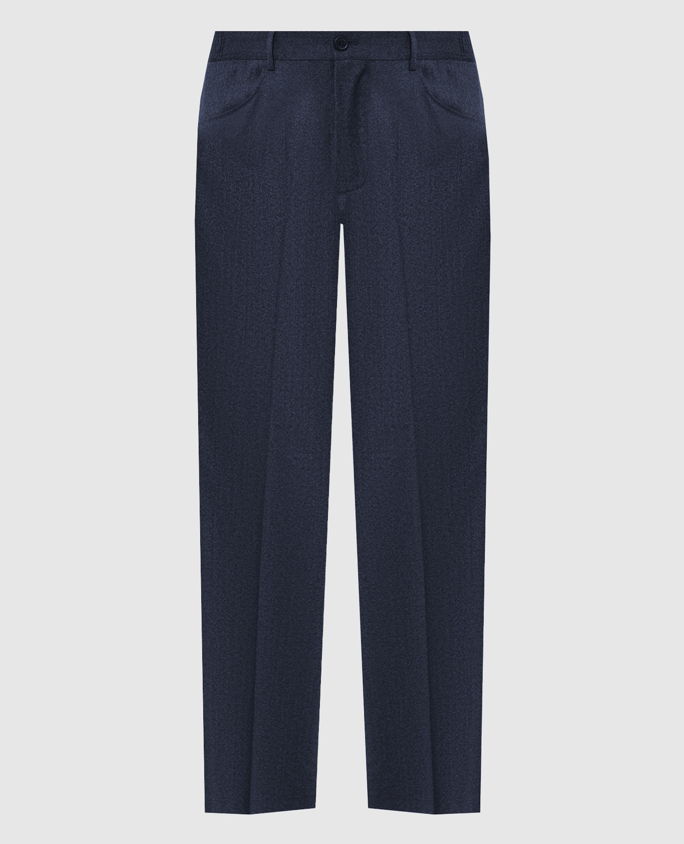 Blue wool pants