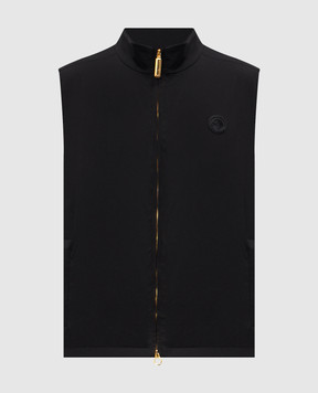 Stefano Ricci Black vest with logo M6J4100020PL001HSAC64