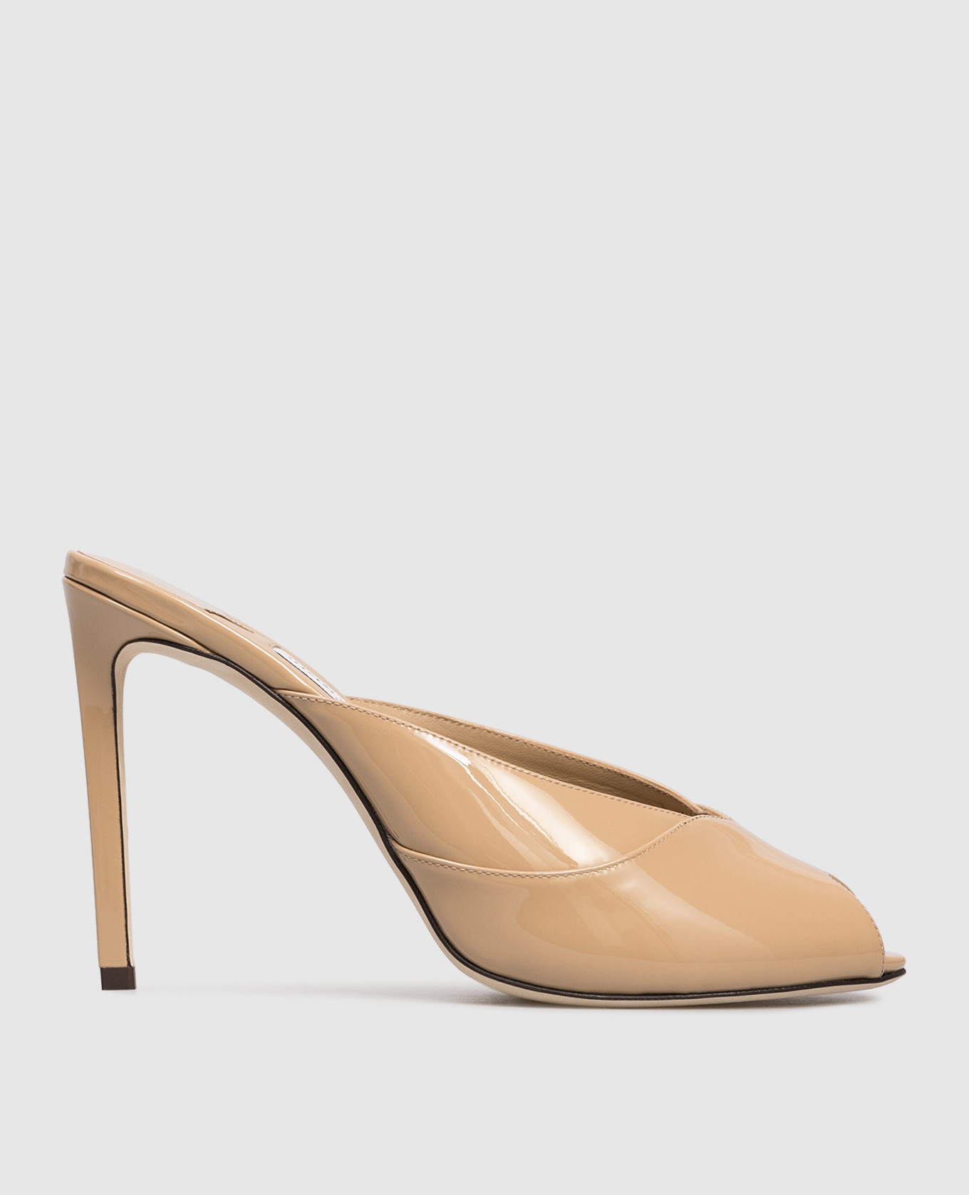 

Brigitte beige patent leather mules Jimmy Choo