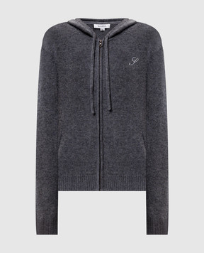 Sporty & Rich Grey cashmere and wool sports jacket CA00282327GY34