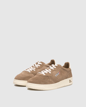 AUTRY Medalist brown suede sneakers A1UNAULMUH10