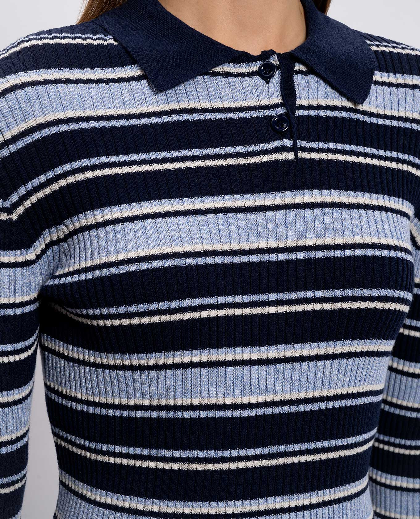 Blue striped polo shirt Max & Co 5