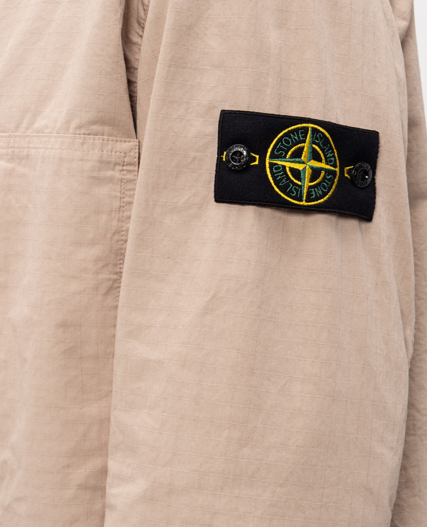 

Beige zip-up shirt Stone Island