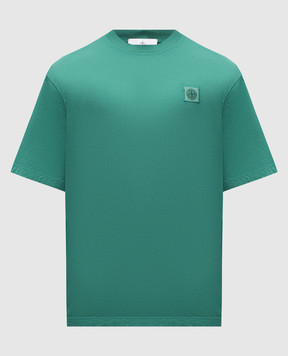 Stone Island Green t-shirt with logo patch L1S152100030S0115