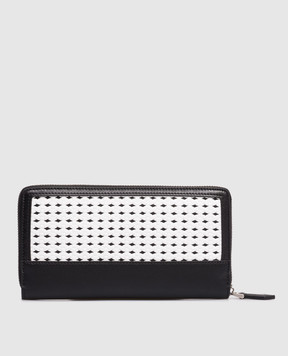 Dolce&Gabbana Black leather wallet with weaving BP1672AN419