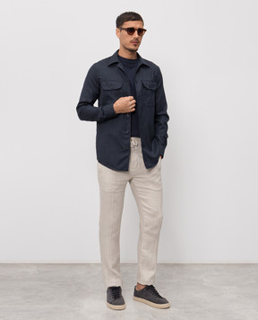 Doriani Cashmere Blue T-shirt 863J59