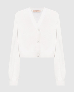 Twinset White cashmere cardigan 262TP3023