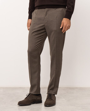 Dolce&Gabbana Brown wool pants GW13ETFUBG8