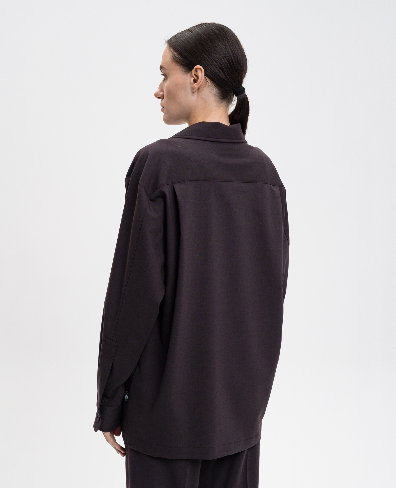 Purple wool shirt Maison Margiela MM6 4