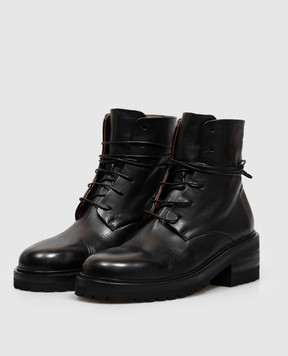 Marsell Black Calzone leather boots MW8936P014