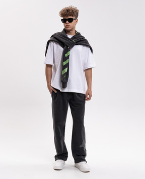 Off-White White Scribble Narciso T-shirt 44MAA120F26J017