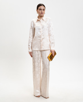 Gabriela Hearst Cruz white silk blouse 3261178S144