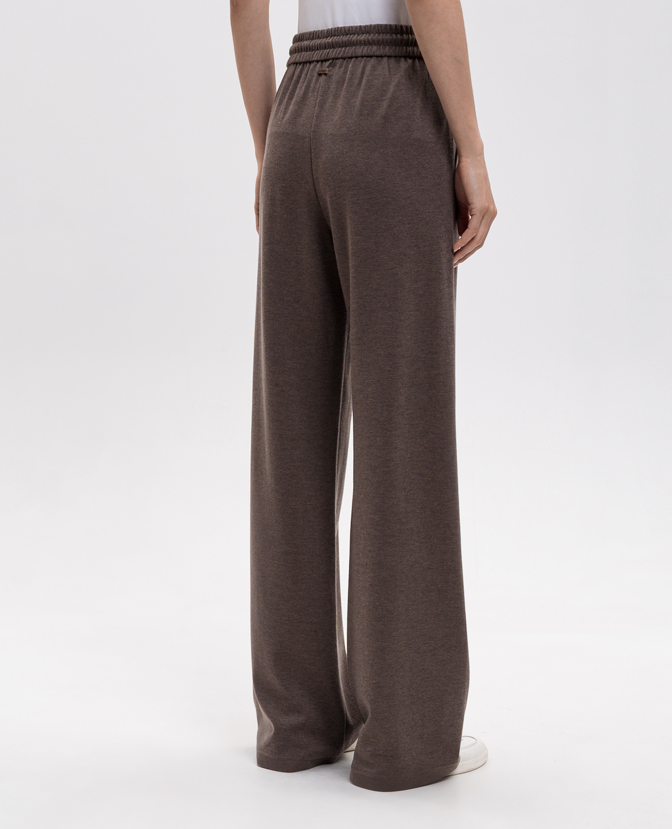 DANCING brown sweatpants with silk Max Mara 4