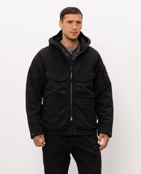 C.P. Company Black double-breasted jacket MOW004A006097A