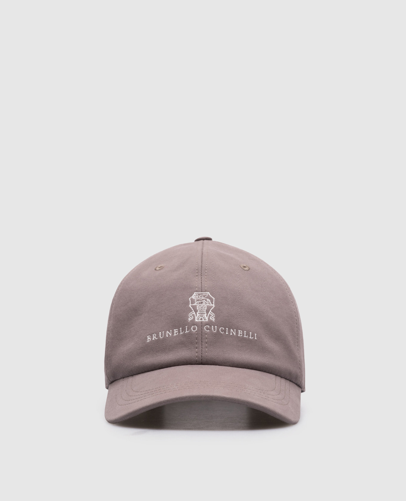 Brown cap with logo
