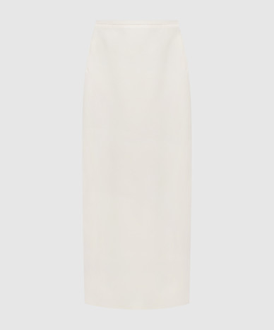 Ivory wool skirt