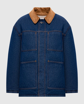 Ami Paris Blue insulated denim jacket UJK834DE0104