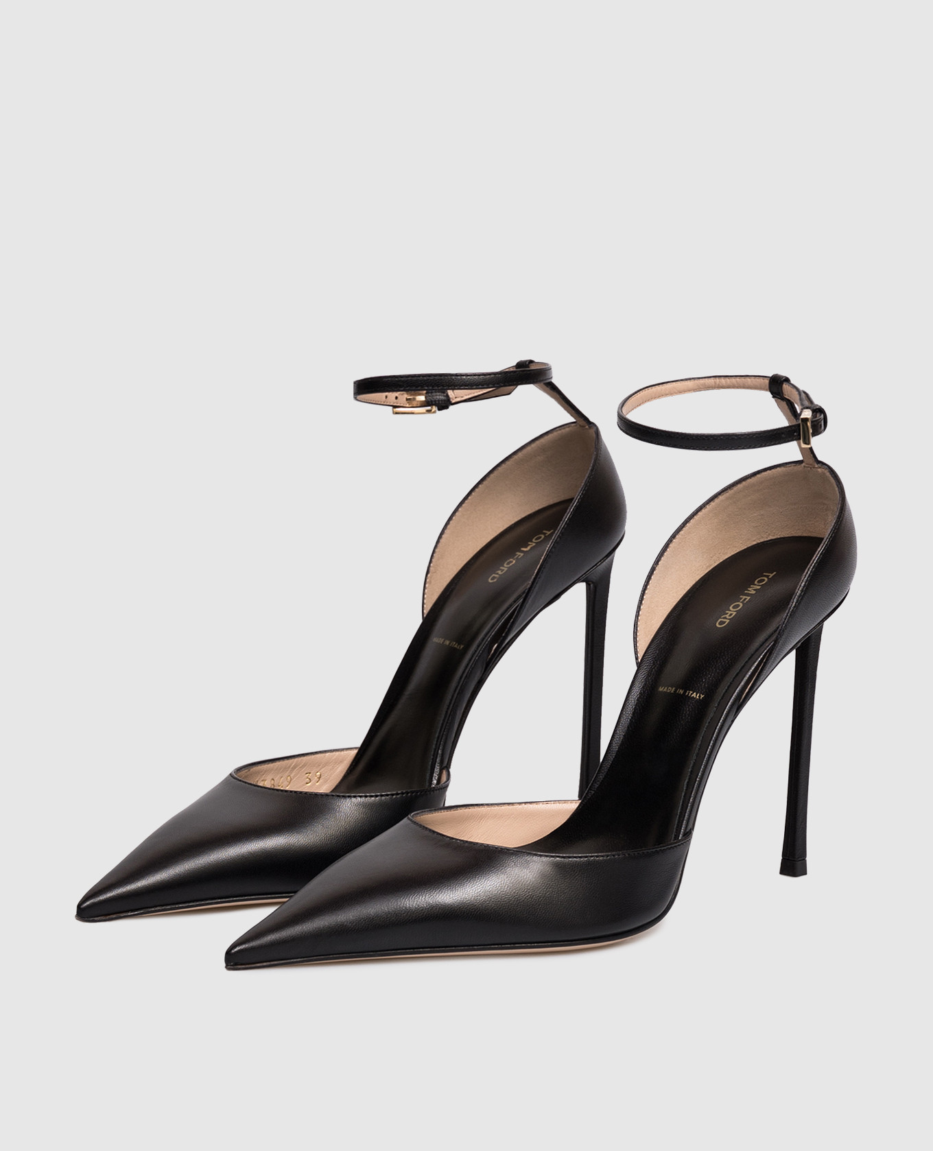 

Black leather sandals VERTIGO Tom Ford