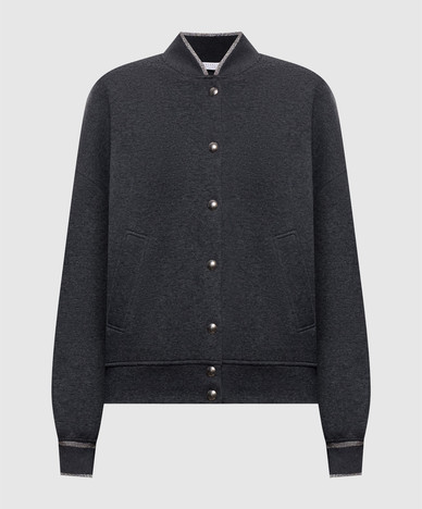 Gray cardigan