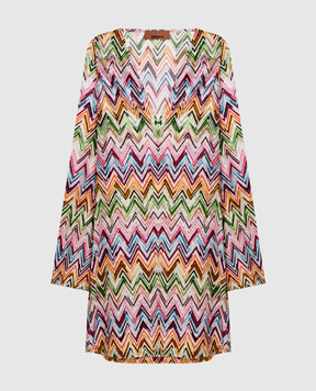 Missoni Mini beach dress with a pattern MS26SQ0GBJ00QL